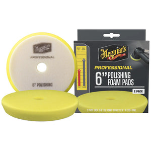 Meguiar's Professional 6" Polishing Foam Pads *2-Pack [M6PFP2] Meguiar's