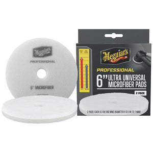 Meguiar's Professional 6" Ultra Universal Microfiber Pads *2-Pack [M6MFP2] Meguiar's