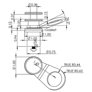 TACO Aluminum Quick-Release Fender Lock f/Pontoon Boats [F18-0186VEL-1] TACO Marine
