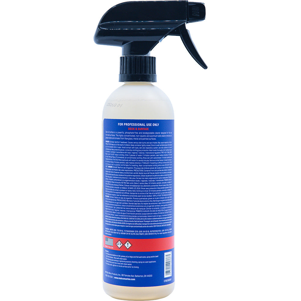 Malco Deck  Surface Spray All Purpose Cleaner - 16oz [166016] Malco Products Inc