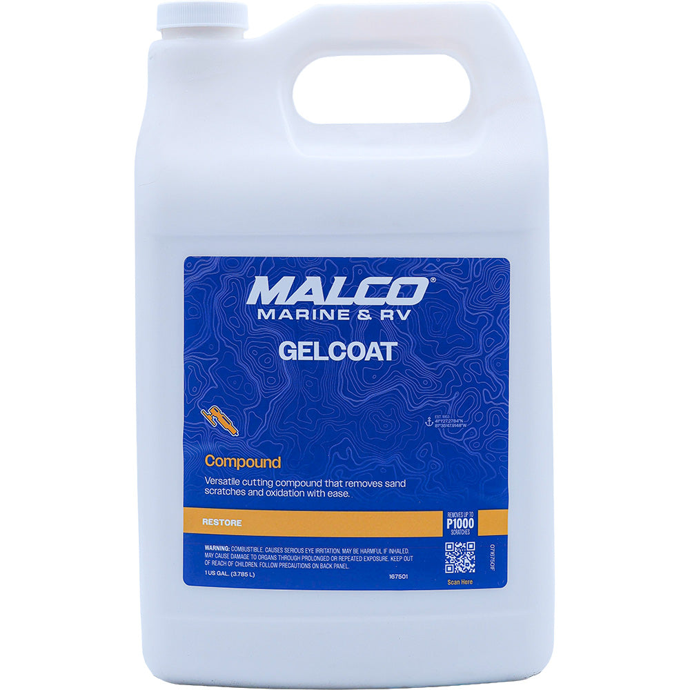 Malco Gel Coat Compound - 1 Gallon [167501] Malco Products Inc
