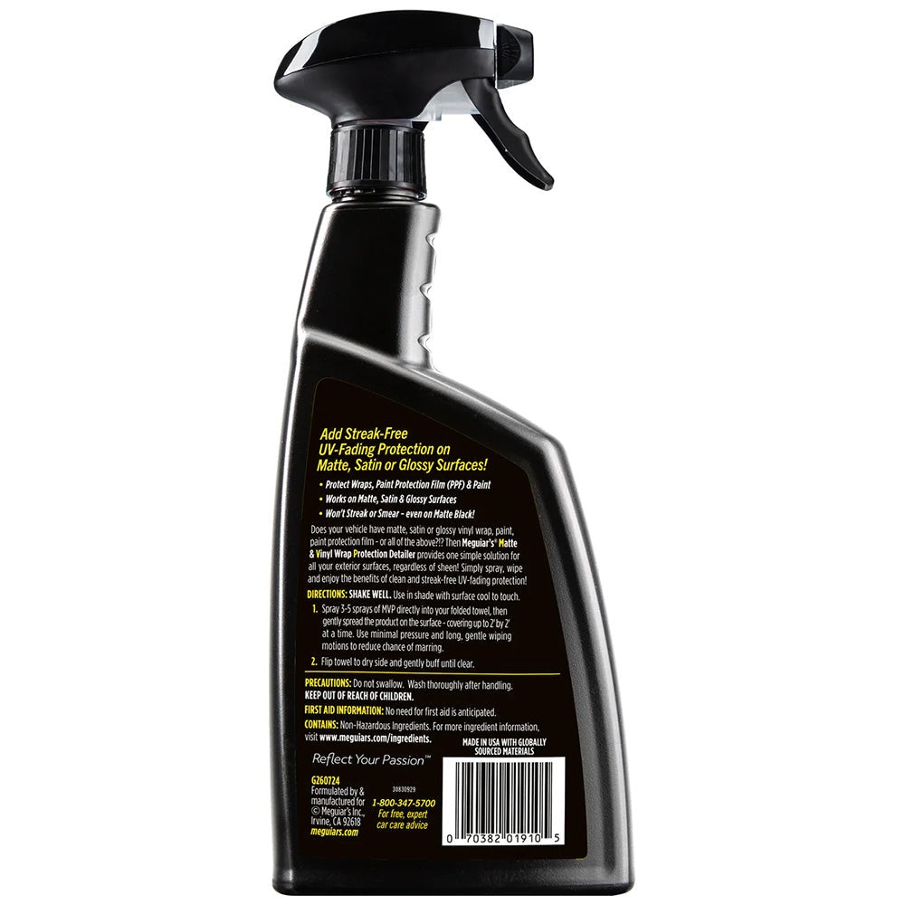 Meguiar's MVP Detailer Matte  Vinyl Wrap Protection - 24oz [G260724] Meguiar's