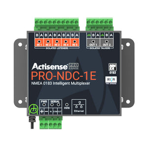 Actisense Pro NMEA 0183 Multiplexer - 5 Inputs  2 ISO-Drive Outputs, Ethernet  Serial Connections [PRO-NDC-1E] Actisense