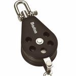 Barton Size 1 30mm Plain Bearing Pulley Block Single Swivel  Becket [N01131] Barton Marine