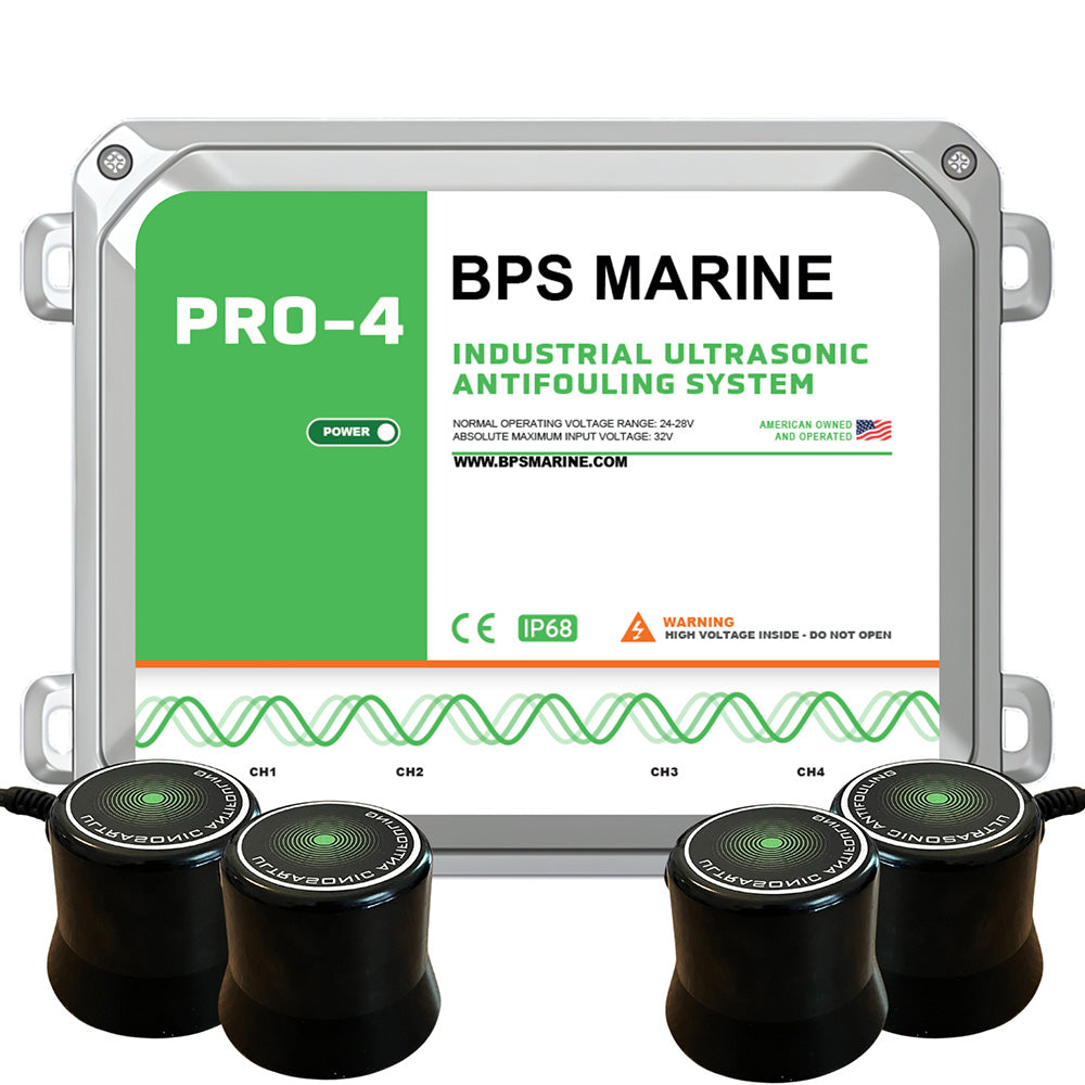 BPS Marine PRO-4 4-Transducer Ultrasonic Antifouling System - 24VDC [24V-PRO-4] BPS Marine