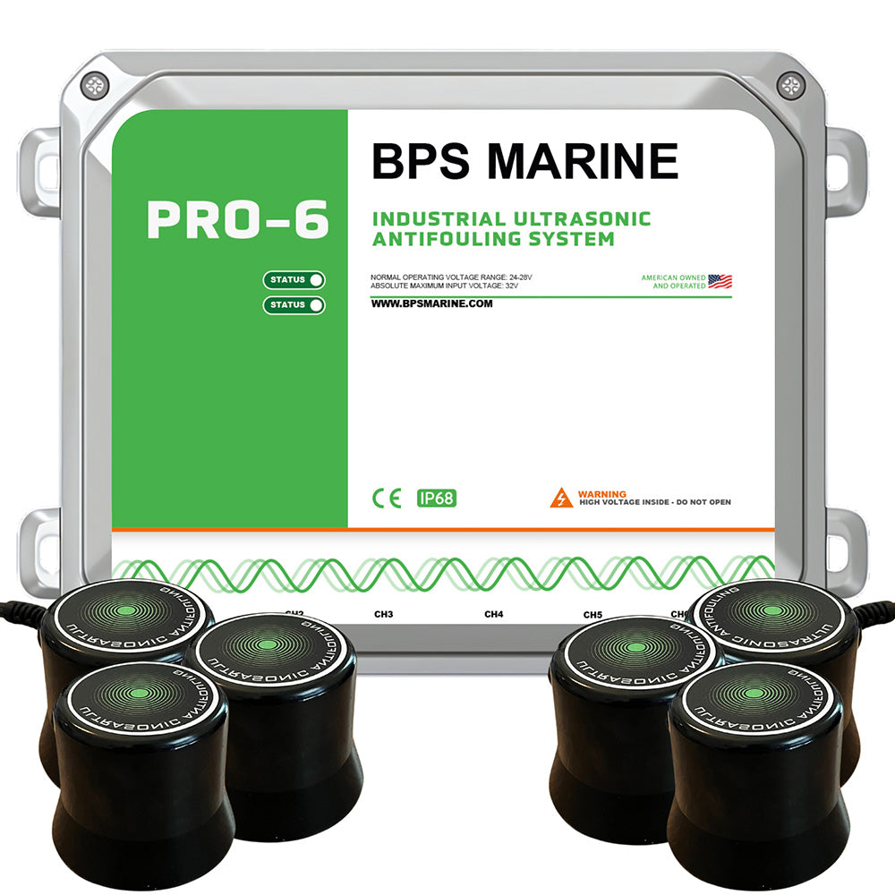 BPS Marine PRO-6 6-Transducer Ultrasonic Antifouling System - 24VDC [24V-PRO-6] BPS Marine