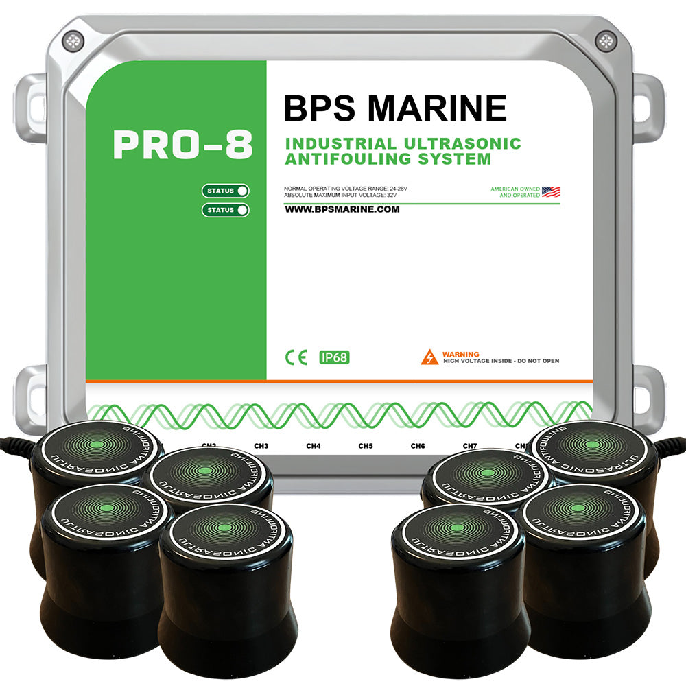 BPS Marine PRO-8 8-Transducer Ultrasonic Antifouling System - 24VDC [24V-PRO-8] BPS Marine