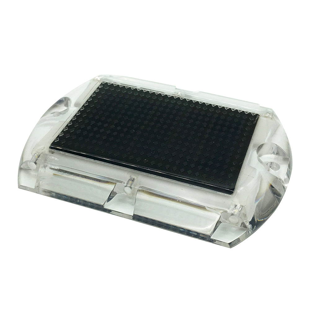 Hydro Glow 3.5" x 4.5" Rectangular LED Ultra Thin Solar Pathway Dock Light 5000K - Daylight White [S1DW] Hydro Glow