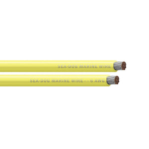 Sea-Dog 6 AWG Yellow Battery Cable - 25' [8006030] Sea-Dog