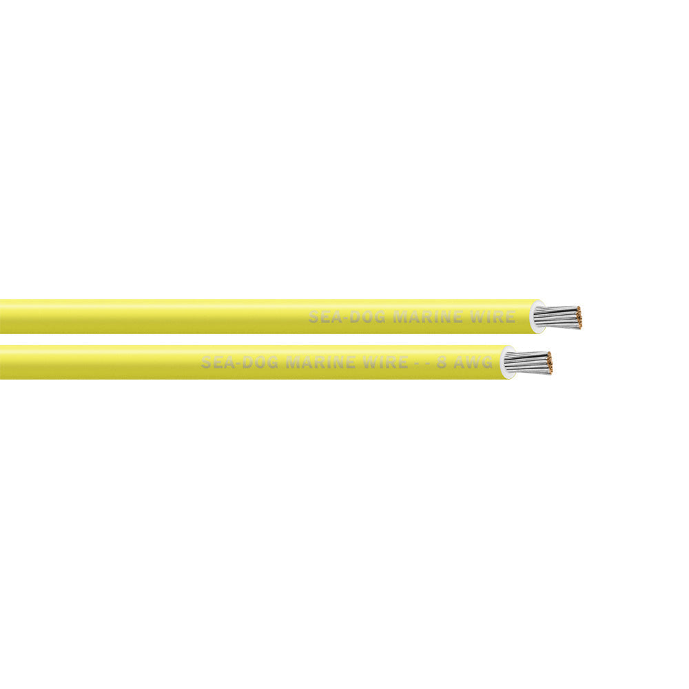 Sea-Dog 8 AWG Yellow Primary Wire - 25' [8008030] Sea-Dog