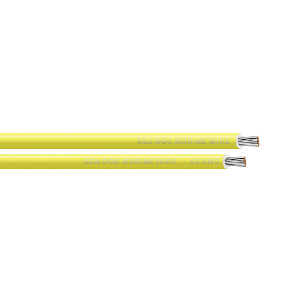 Sea-Dog 10 AWG Yellow Primary Wire - 25' [8010030] Sea-Dog