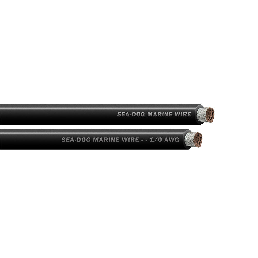 Sea-Dog 1/0 AWG Black Battery Cable - 25' [8011010] Sea-Dog