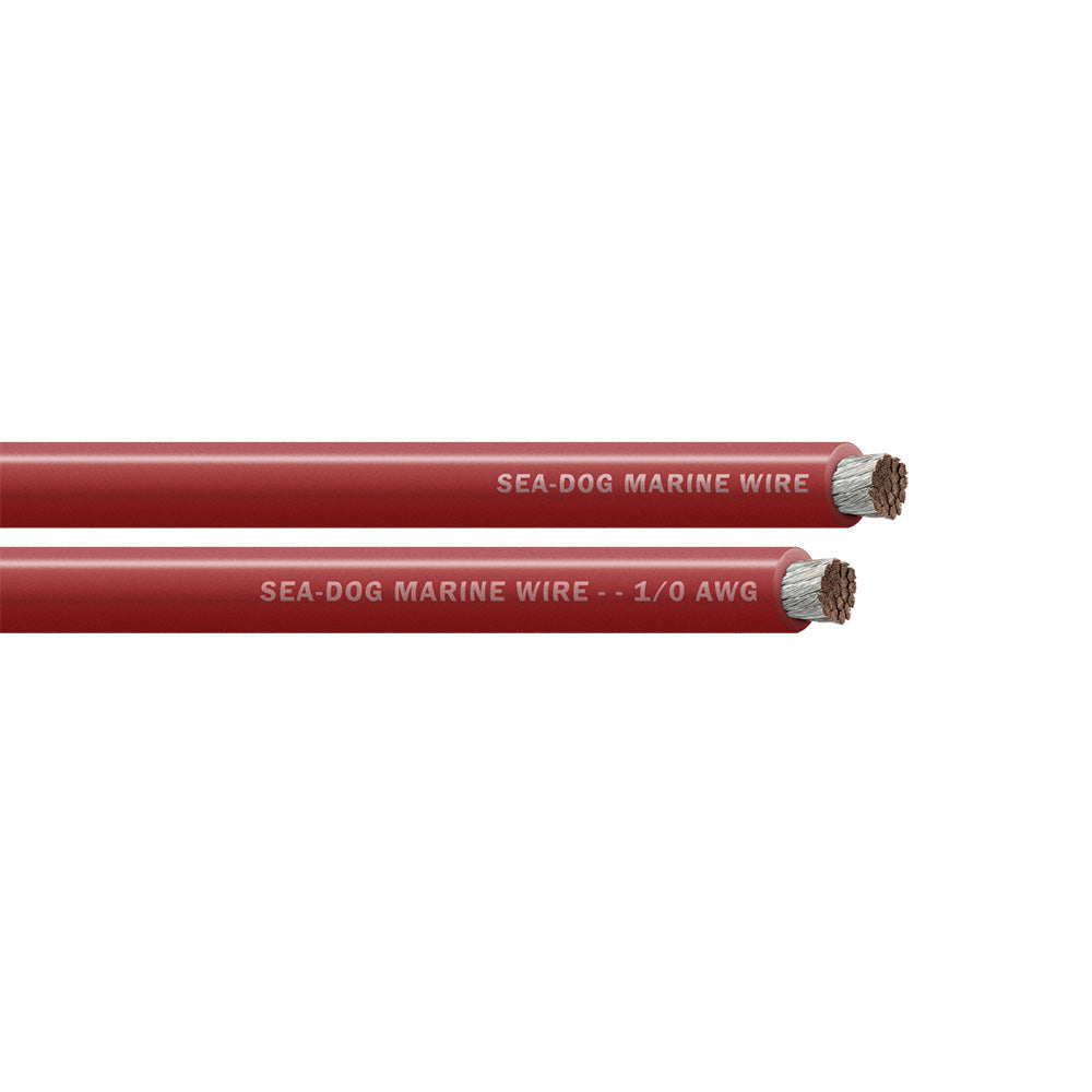 Sea-Dog 1/0 AWG Red Battery Cable - 25' [8011020] Sea-Dog