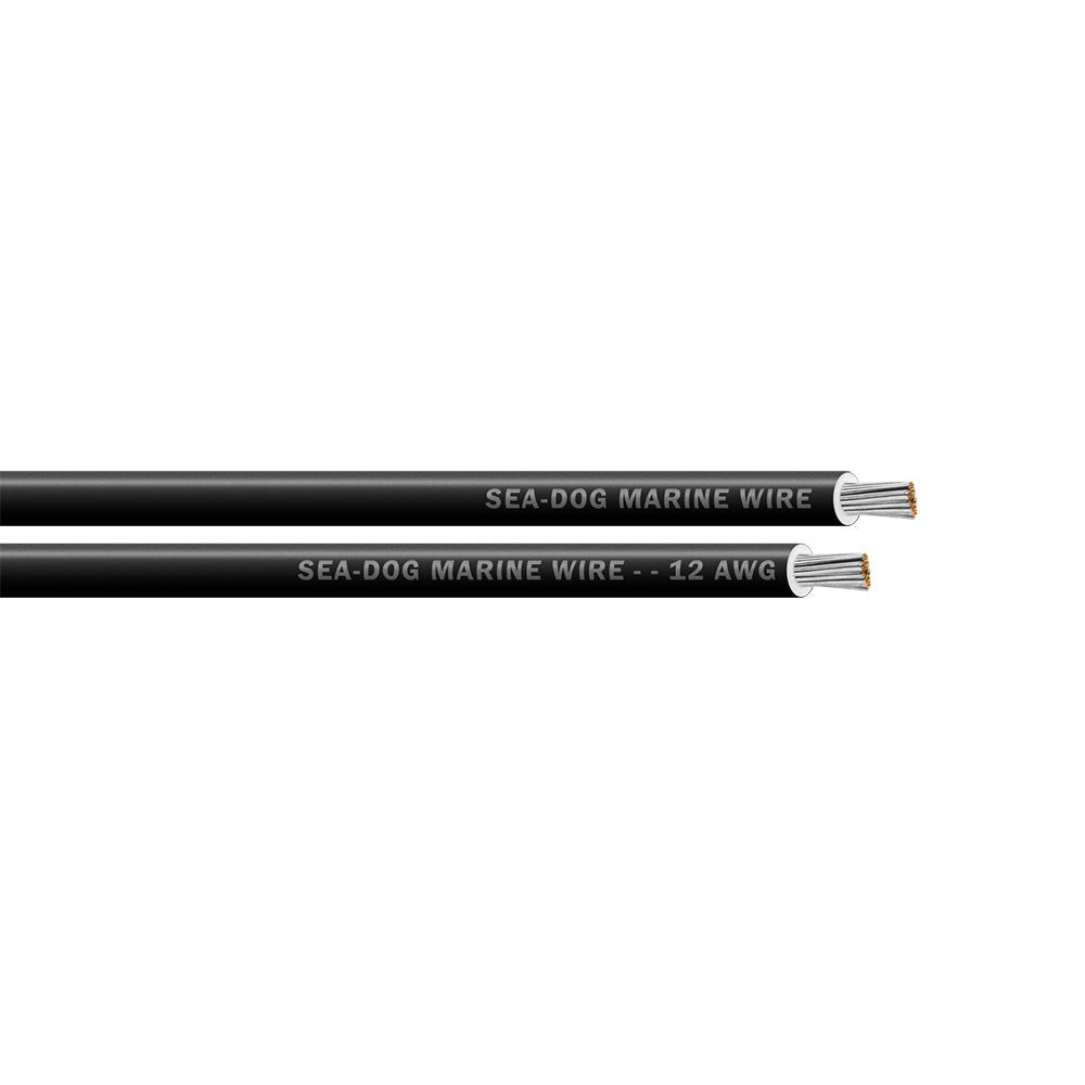 Sea-Dog 12 AWG Black Primary Wire - 25' [8012010] Sea-Dog
