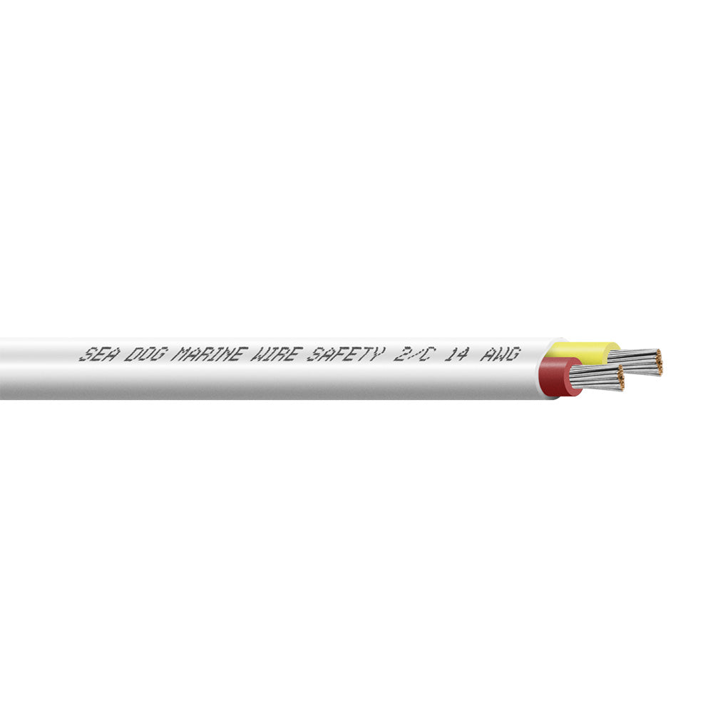 Sea-Dog 14/2 AWG Flat Duplex Safety Wire - Red/Yellow - 100' [8014222] Sea-Dog