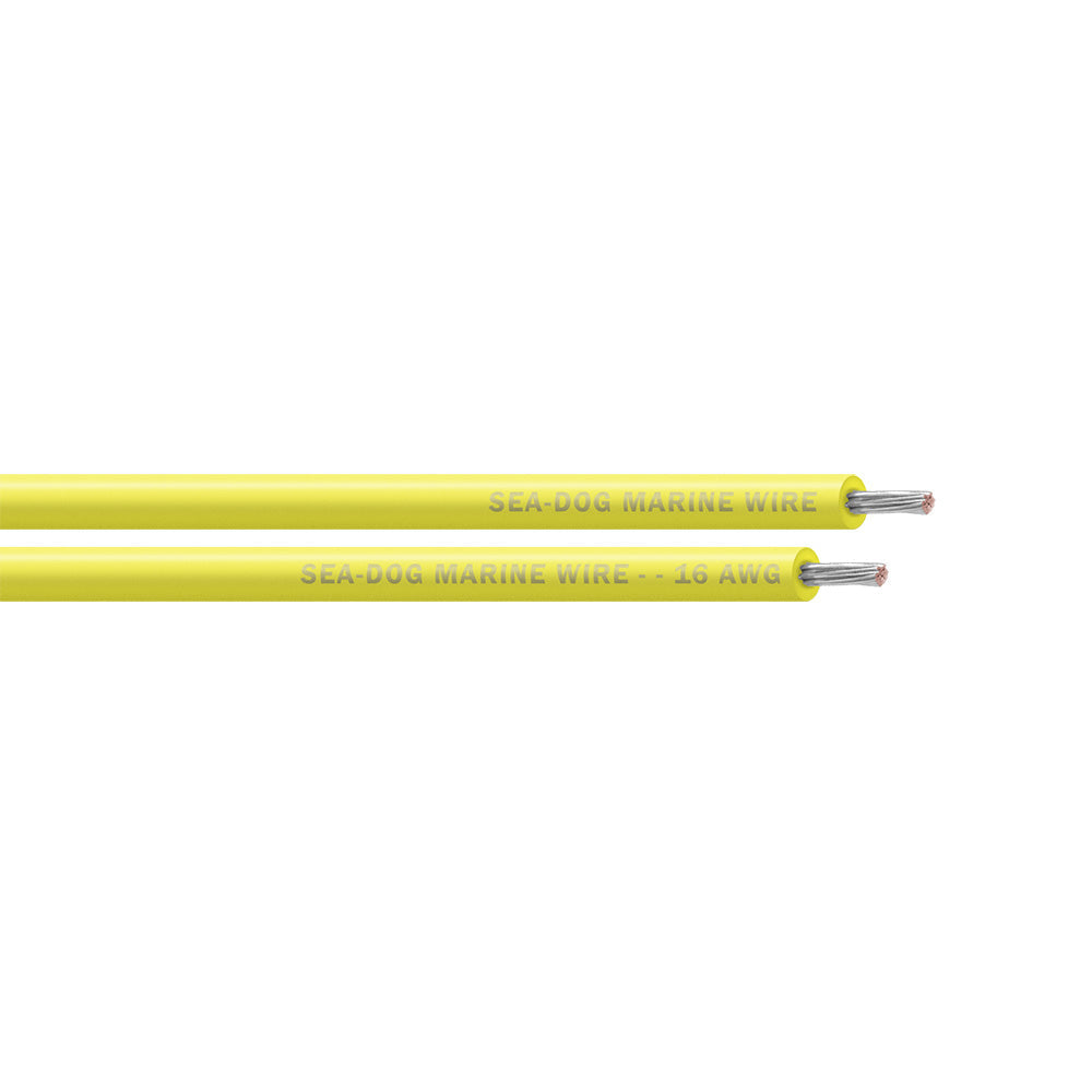 Sea-Dog 16 AWG Yellow Primary Wire - 250' [8016034] Sea-Dog