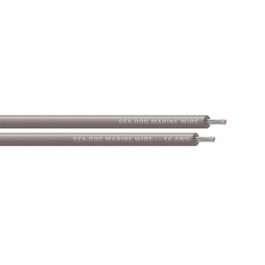 Sea-Dog 16 AWG Grey Primary Wire - 25' [8016110] Sea-Dog