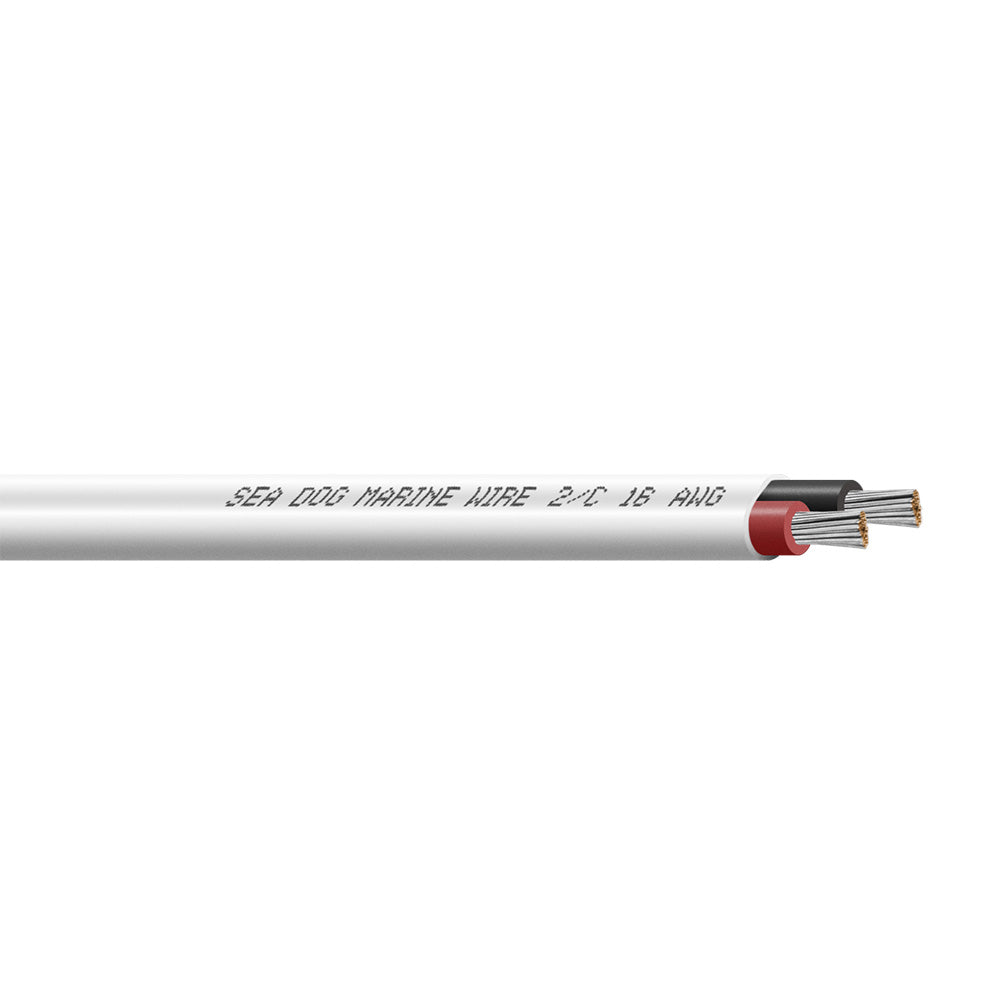 Sea-Dog 18/2 AWG Flat Duplex Wire - Red/Black - 100' [8018202] Sea-Dog