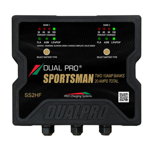 Dual Pro Sportsman Series HF Battery Charter - 20 Amp - 2 Bank [SS2HF] Dual Pro