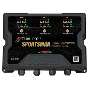 Dual Pro Sportsman Series HF Battery Charter - 30 Amp - 3 Bank [SS3HF] Dual Pro