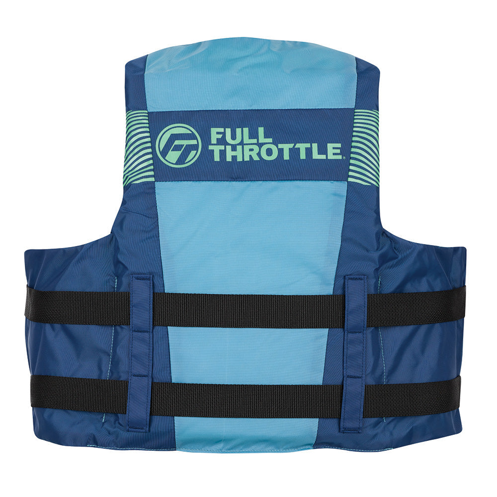 Full Throttle Adult Nylon Life Jacket - S/M - Blue/Black [112200-500-030-26] Full Throttle