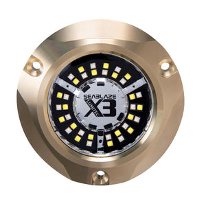 Lumitec SeaBlaze X3 LED Underwater Light - Dual Color White/Blue [101945] Lumitec
