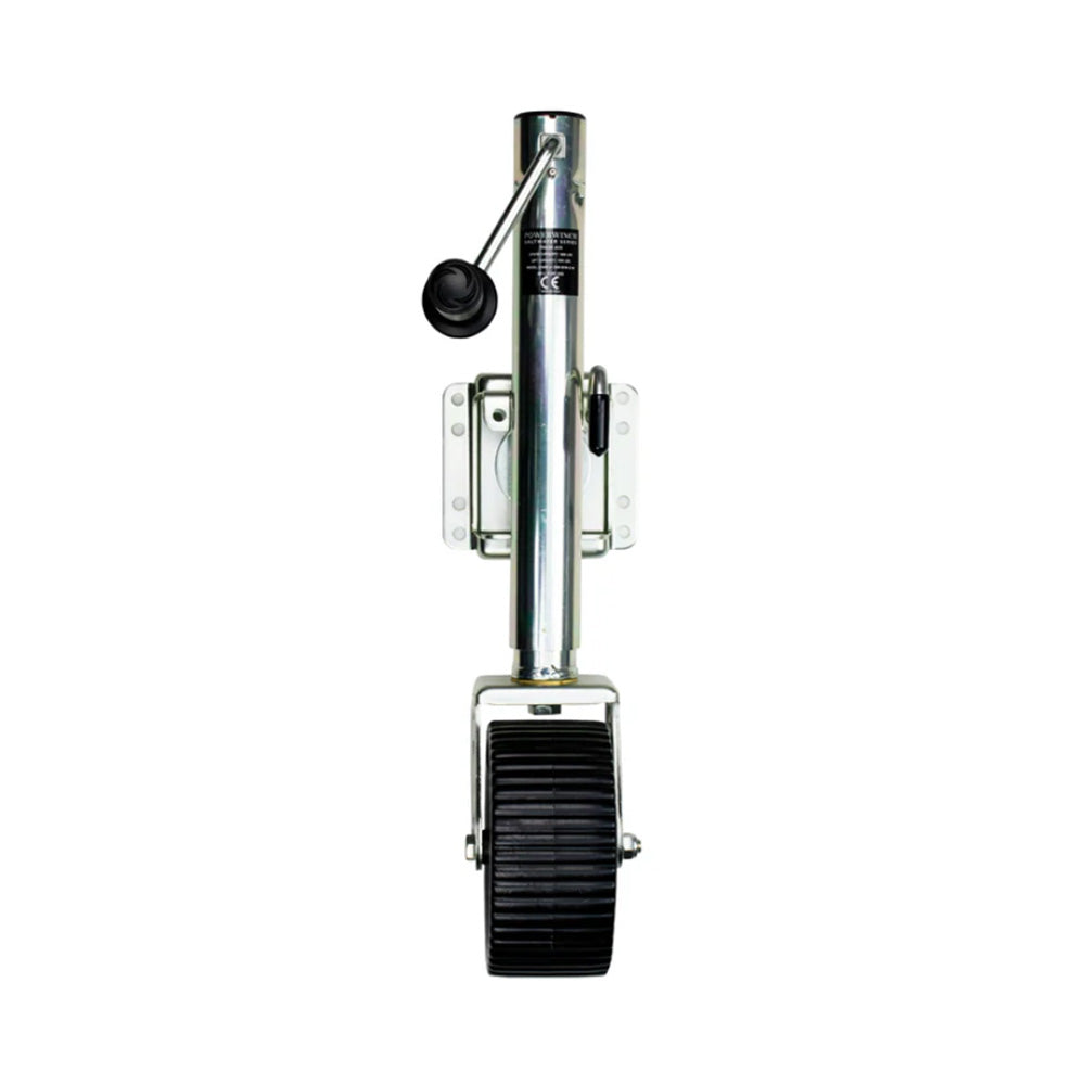 Powerwinch Saltwater Series Jack - 1500lb, Bolt-On, Single Wheel Wide, Zinc 500+ HR Salt Spray [21600-J-1500-B1W-Z-R] Powerwinch