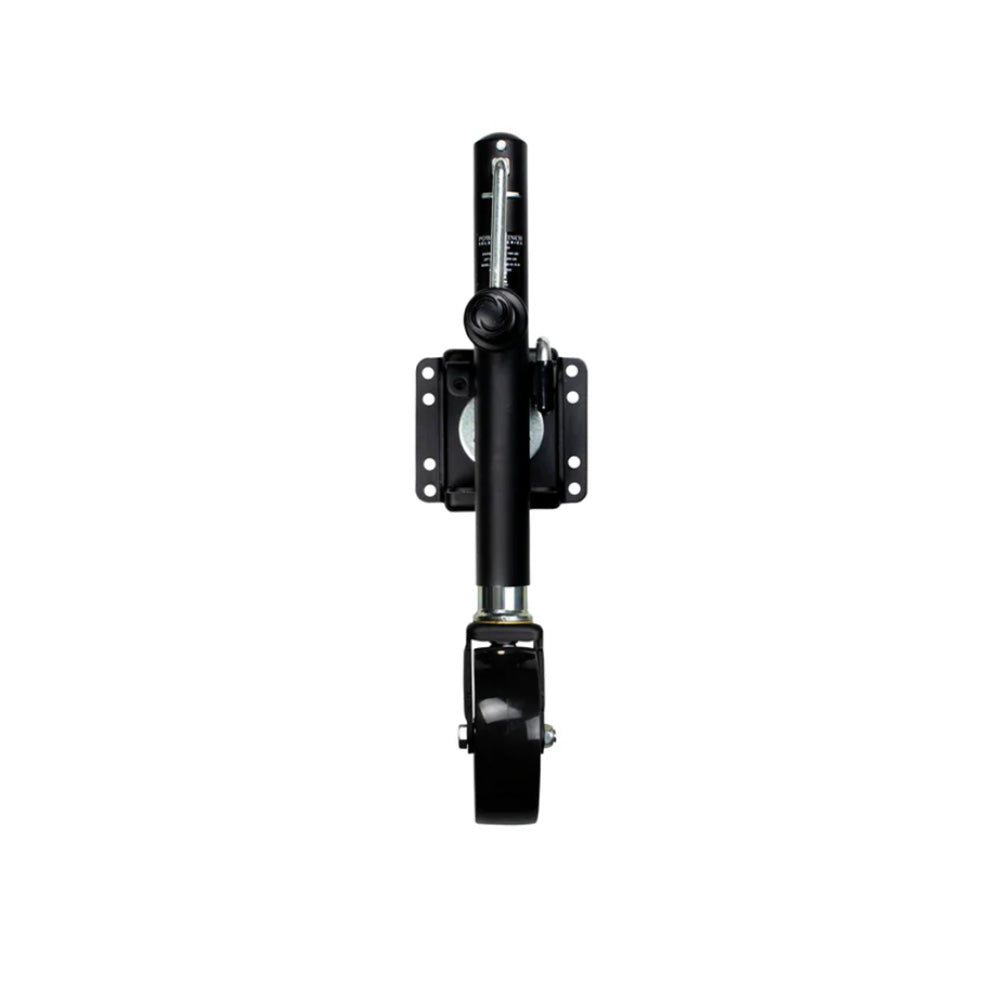 Powerwinch Select Series Jack - 1200lb, Bolt-On, Single Wheel, Carbon Black [21400-J-1200-B1-B-R] Powerwinch