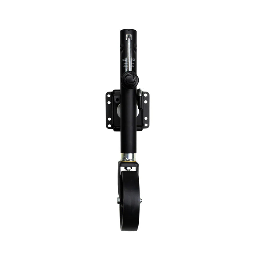 Powerwinch Select Series Jack - 1500lb, Weld-On, Single Wheel, Carbon Black [21400-J-1500-W1-B-R] Powerwinch