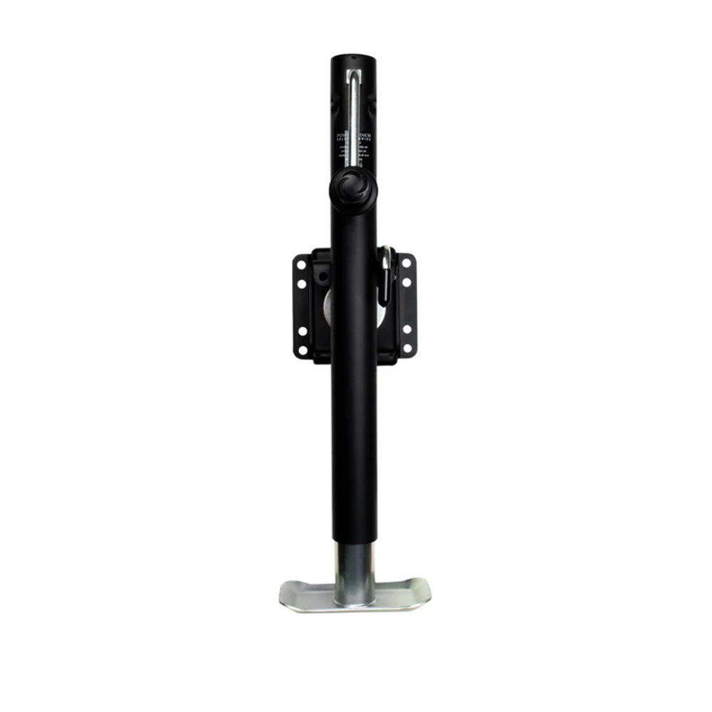 Powerwinch Select Series Jack - 2500lb, Bolt-On, Flat Plate, Carbon Black [21400-J-2500-BF-B-R] Powerwinch