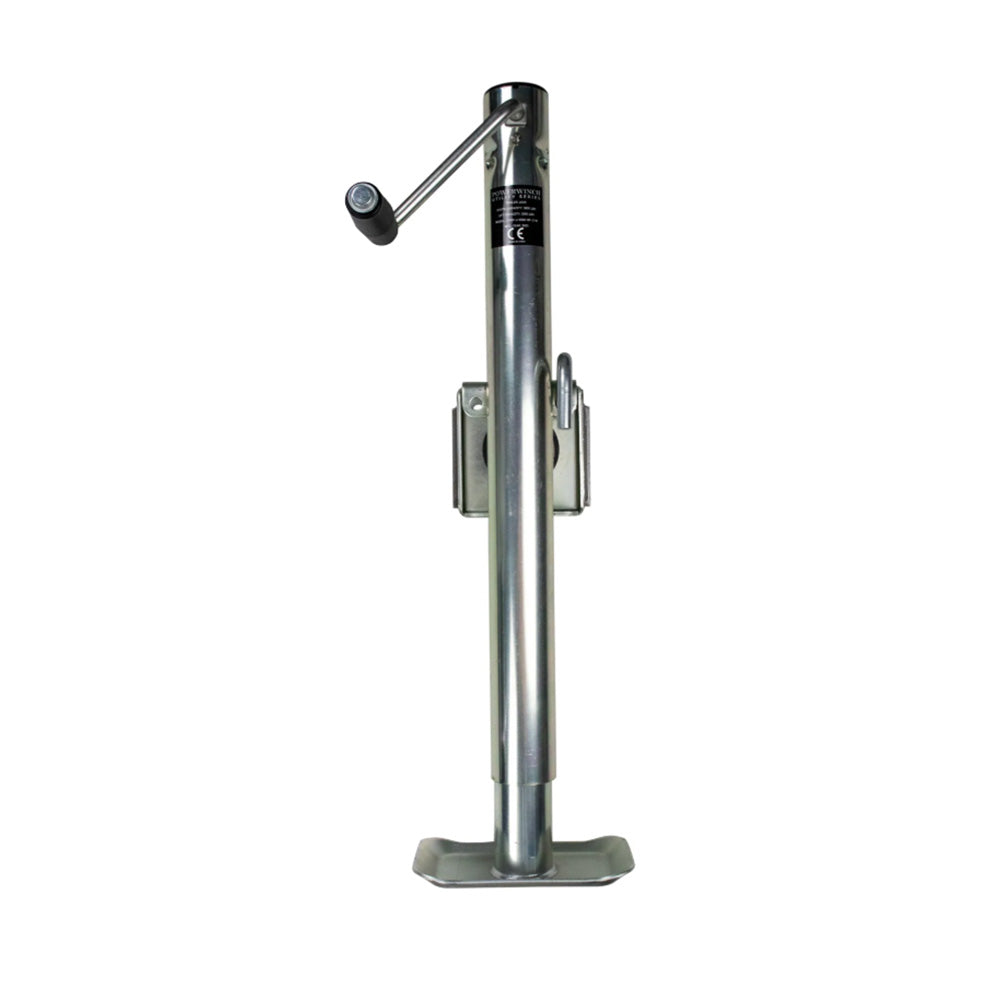 Powerwinch Utility Series Jack - 2500lb, Bolt-On, Flat Plate, Zinc [21500-J-2500-BF-Z-R] Powerwinch