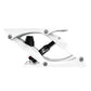 Shockwave S5-AL Suspension Base - White [SW-07823-W] Shockwave Seats