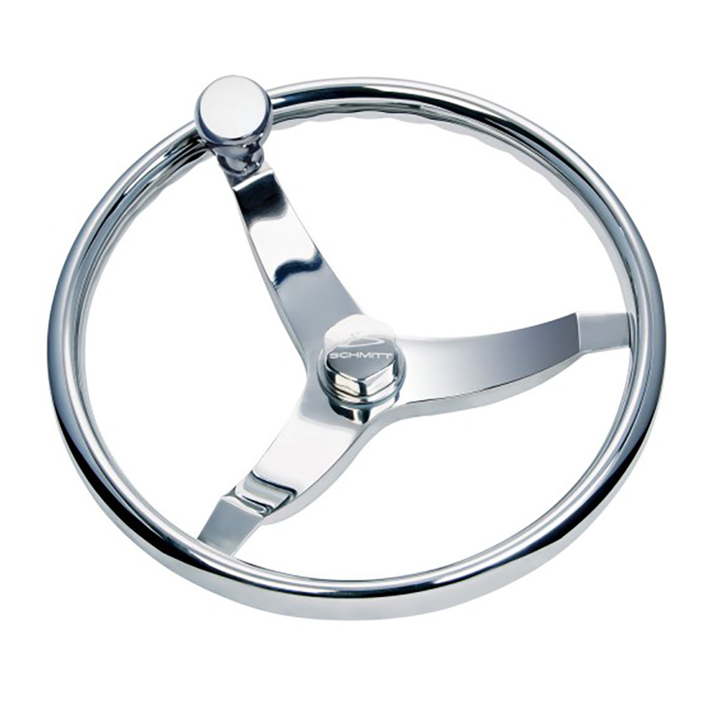 Schmitt Marine Vision Elite Stainless Steel 15.5" Steering Wheel [7161521FGK-R] Schmitt Marine