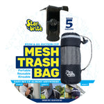 Star brite Mesh Trash Bag w/Locking Suction Cup  Litter Guard Cinch Tie - 5 Gallons [52074] Star brite