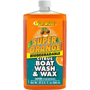 Star brite Super Orange Citrus Boat Wash  Wax - Fresh  Salt Water - 32 oz [94632] Star brite