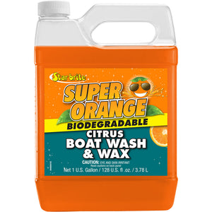 Star brite Super Orange Citrus Boat Wash  Wax - Fresh  Salt Water - 1 Gallon [94600] Star brite
