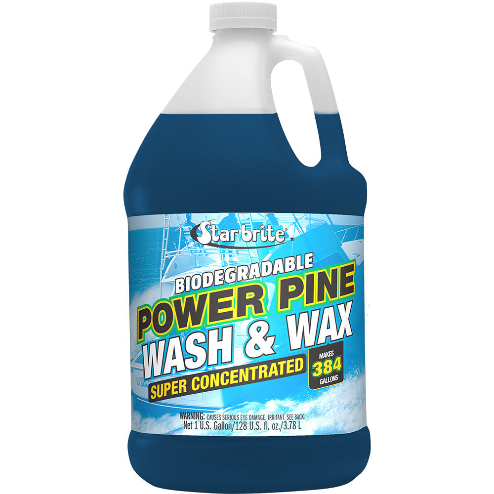 Star brite Power Pine Boat Wash  Wax - Concentrated Marine Grade Formula - 1 Gallon [94700] Star brite