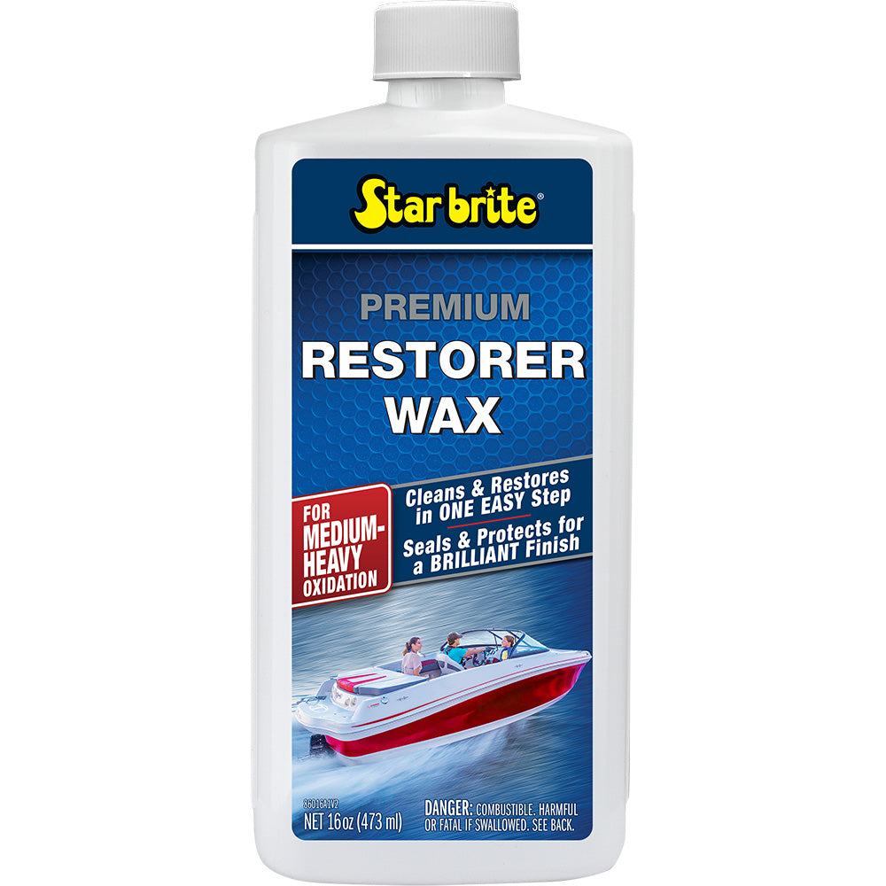 Star Brite Premium Restorer Wax f/Medium to Heavy Oxidation - 16 oz [86016] Star brite