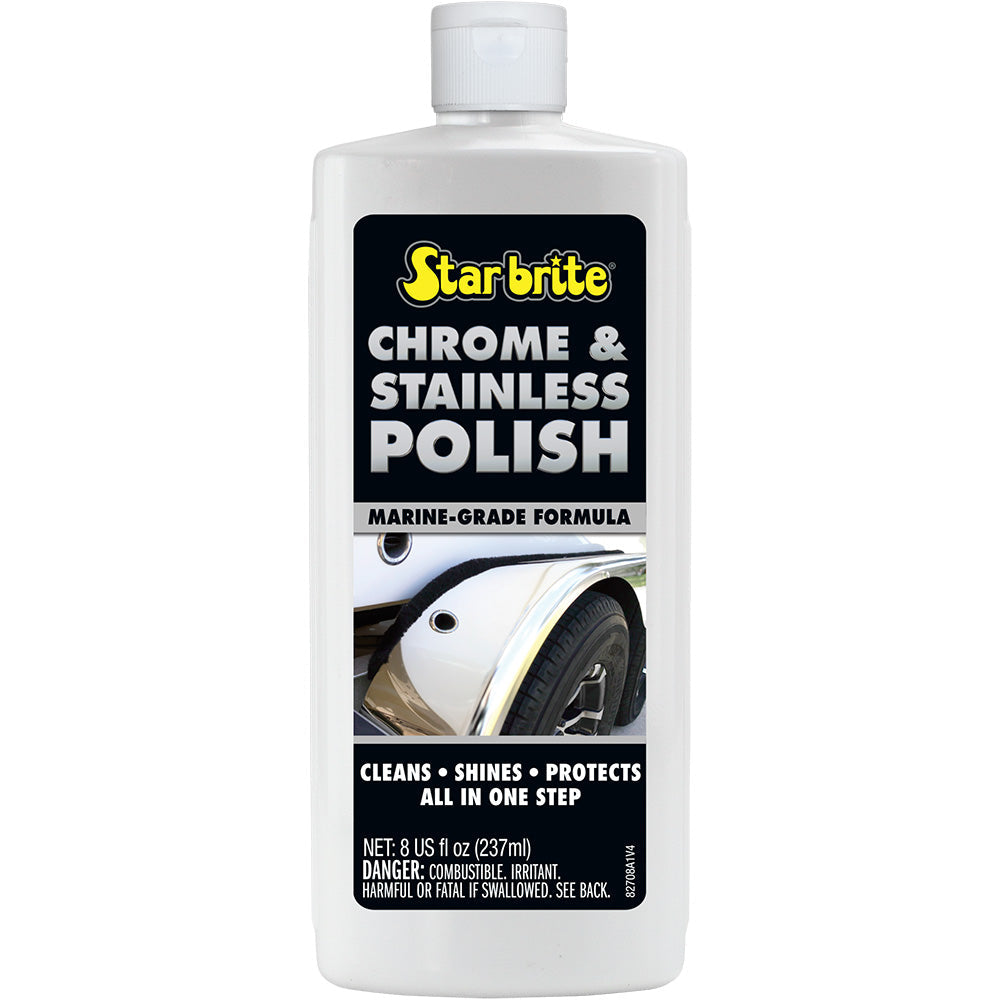 Star brite Chrome  Stainless Polish - Marine Grade Formula - 8 oz [82708] Star brite