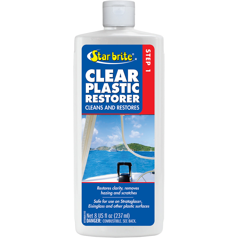 Star brite Clear Plastic Restorer - Step 1 - 8 oz [87208] Star brite