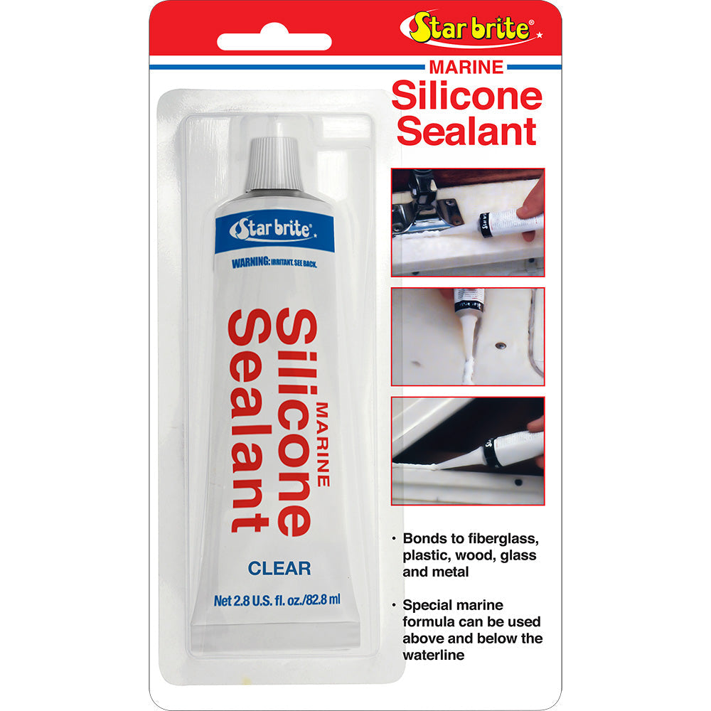 Star brite Marine Silicone Sealant - Clear - 2.8 oz [82102] Star brite