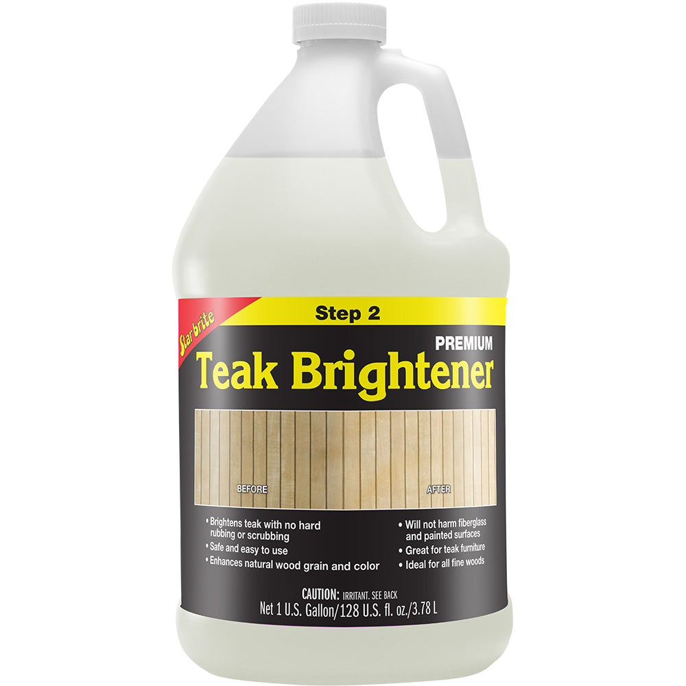 Star brite Premium Teak Brightener - 1 Gallon [81500] Star brite