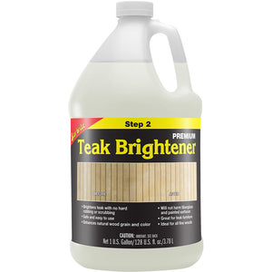 Star brite Premium Teak Brightener - 1 Gallon [81500] Star brite