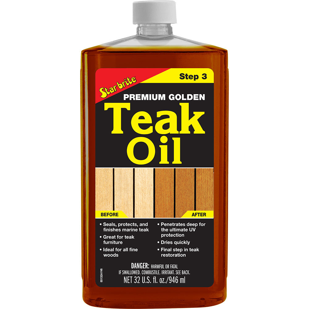 Star brite Premium Golden Teak Oil - 32 oz [85132] Star brite