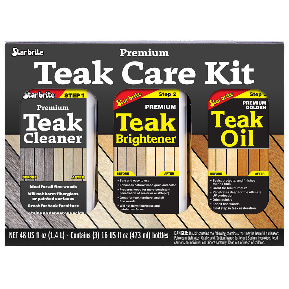 Star brite Premium Teak Care Kit - 16 oz [81216] Star brite