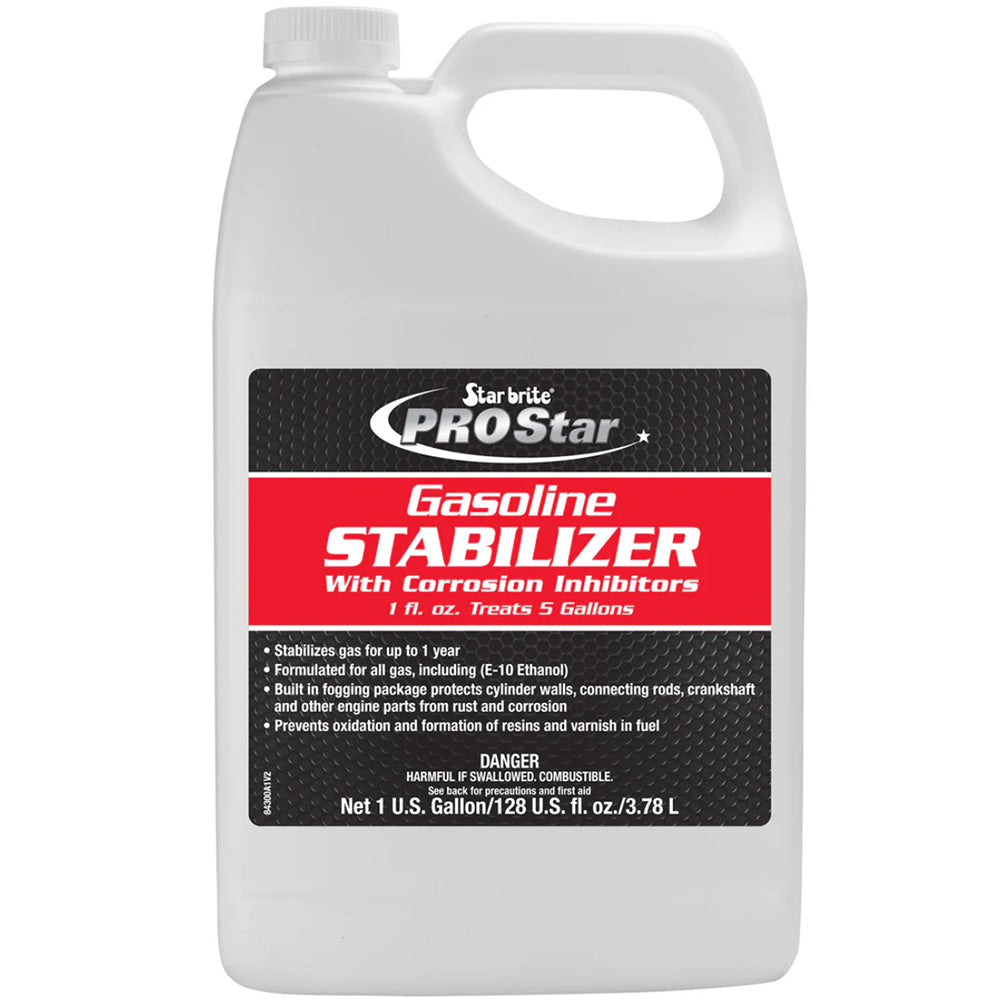 Star brite PRO Star Gas Stabilizer w/Corrosion Inhibitors - 1 Gallon [84300] Star brite