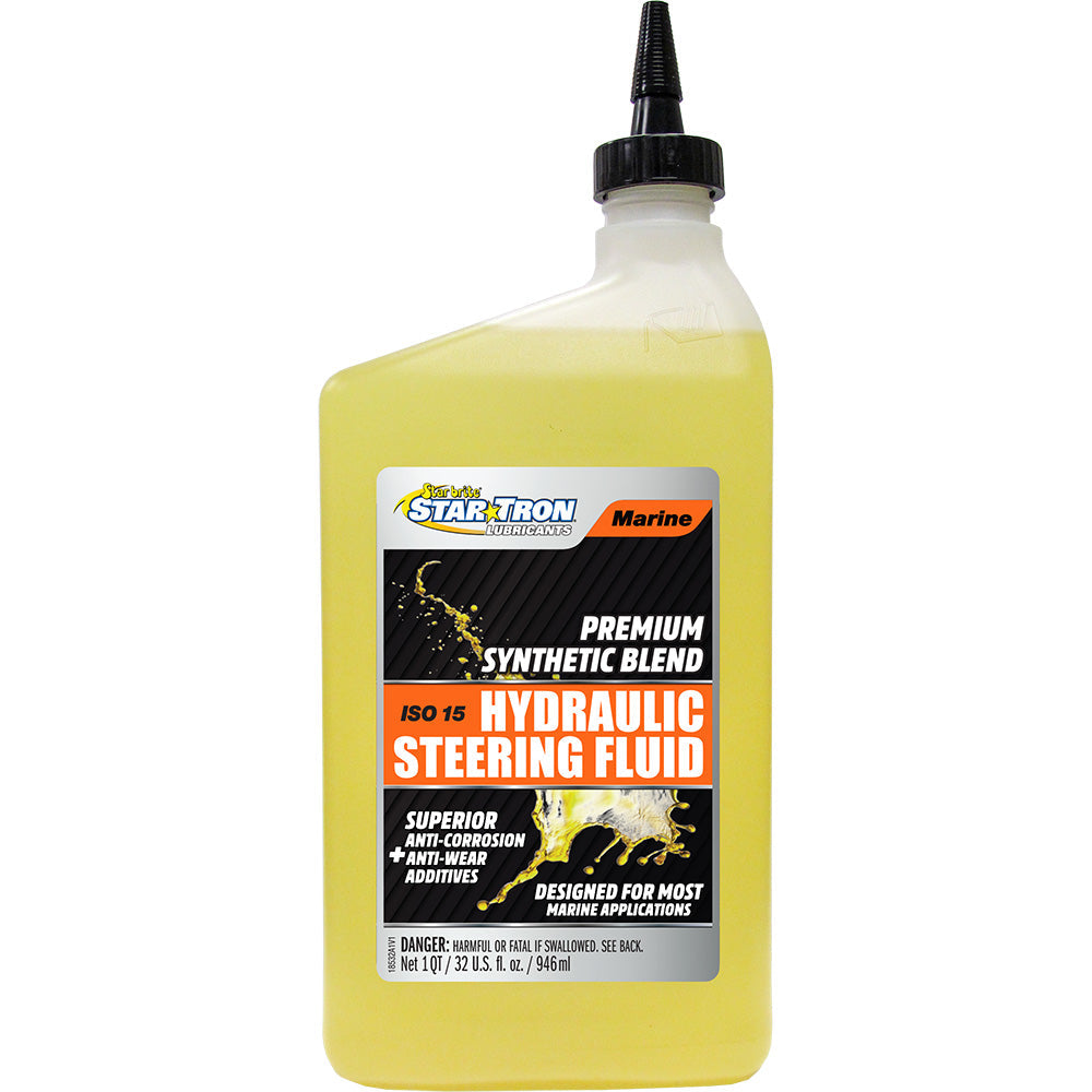 Star brite Hydraulic Steering Fluid - ISO 15 Marine Synthetic Blend - 32 oz [18532] Star brite