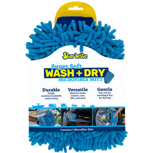 Star brite Machine Washable Microfiber Reggae Mitt [40105] Star brite