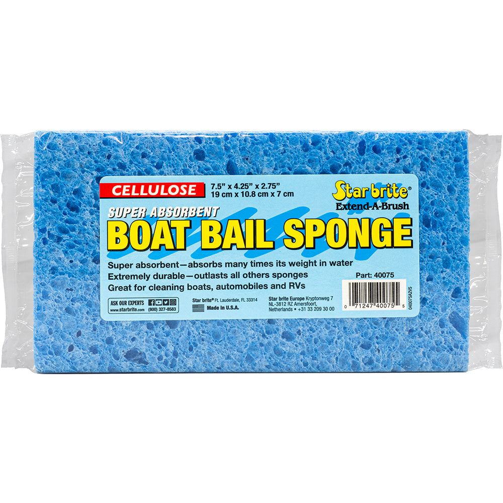 Star brite Super Absorbent Cellulose Bail Sponge XL - 7.5" x 4.25" x 2.75" [40075] Star brite
