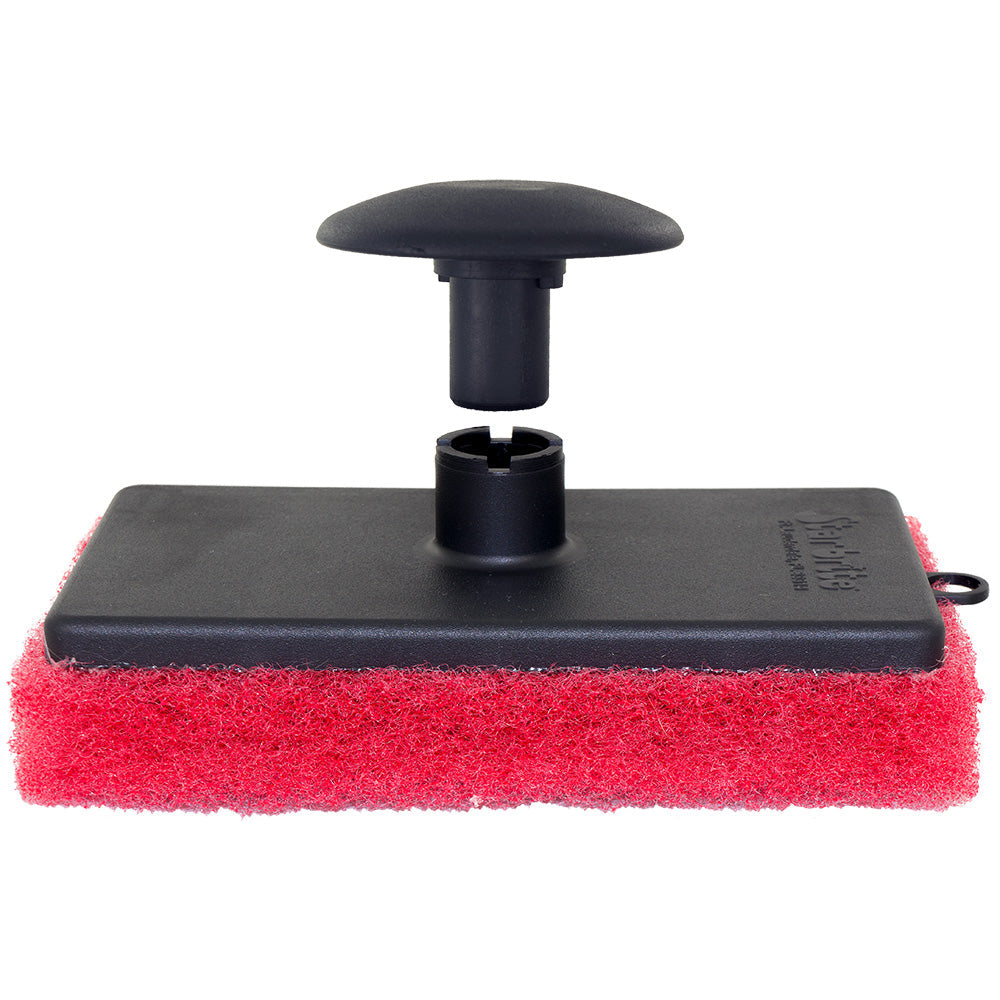 Star brite All-Purpose Medium (Red) Scrubber Pad - Ergonomic Handle [40021] Star brite